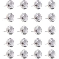 ROSENICE Clavos decorativos para tapicería con cabeza de cristal- 100 unidades